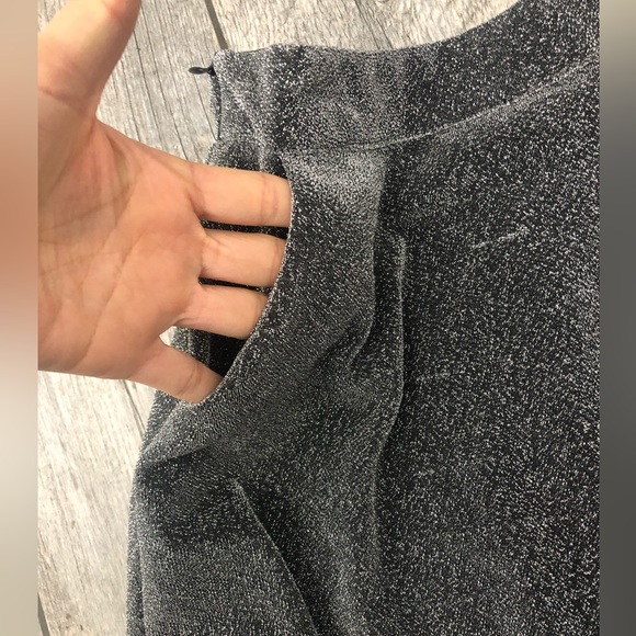 Maxi metallic skirt with side pockets size XS - Picture 8 of 8